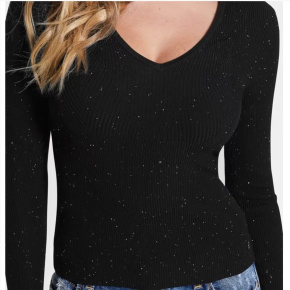 Lea Cutout Sequin Sweater - Picture 6 of 7